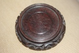 Well Carved Asian Wooden Stand