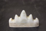 A Vintage Chinese Jade Brush Holder