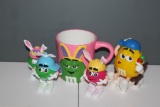 Lot of 5 M&M's Candy Collectibles