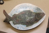 Ceramic fish plate