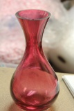 Cranberry Red Vase