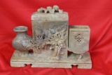 A Chinese Soapstone Scolar Object