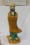 A Large Chinese Pottery Figurine