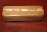 An Inlaid Wooden Slide Trinket Box