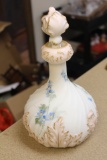 Embossed Satin Glass Decanter