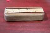 An Inlaid Wooden Slide Trinket Box