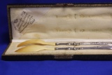 800 or Sterling Silver Handle Carving Set