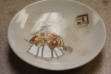 Signed Japanese Ceramic Small Dish