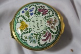 A Halycon Days Enamel Trinket Box