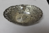 A Sterling Reticulated Small Dish