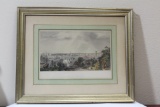 A Framed Engraving of the City of New York
