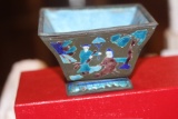 Chinese Enamel on Metal Pot