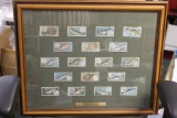 Framed Reproduction Cigarette Cards