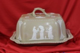 A Copeland Spode England Jasperware Server