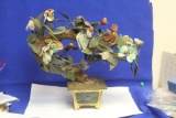 Vintage Jade and Other Gemstone Tree