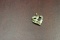 A 10Kt Gold and Diamond Pendant