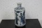 A Signed Chinese Blue, White and Copper Red Bottle