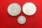 Lot of 3 90% Silver Coins