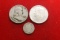 Lot of 3 90% Silver Coins