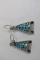 A Pair of Sterling Earrings