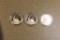 Lot of 3 1986 Liberty Half Dollar