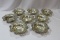Set of 8 Occupied Japan Metal Bowls