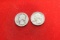 Lot Of 2 Silver Quarters