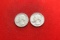 Lot Of 2 Silver Quarters