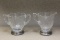 Sterling Rim Etched Cream and Sugar Container
