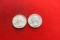 Lot of 2 Silver Quarters
