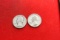 Lot of 2 Silver Quarters