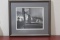 A Framed Black and White Photograph
