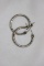 A Pair of Sterling Earrings