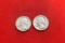 Lot of 2 Silver Quarters