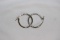 A Pair of Sterling Earrings