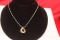 A Sterling Pendant and Necklace