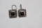 A Pair of Sterling Earrings