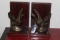 Pair of Brass Swan Book Ends