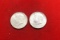 Lot of 2 1964 Kennedy silver Halves
