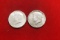 Lot of 2 1964 Kennedy silver Halves