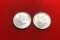 Lot of 2 1964 Kennedy silver Halves