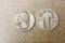 Lot of 2 Silver Quarters