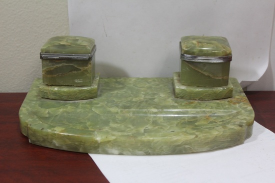 An Onyx Inkwell