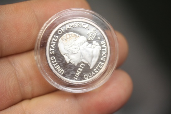 Copy Washington Silver Quarter