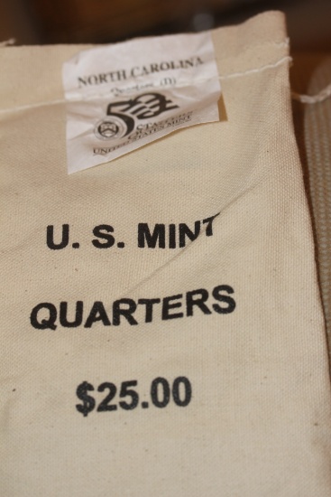 Sealed US Mint Quarters Bag