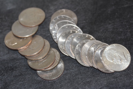 Tube of 20 Clad Ike Dollars