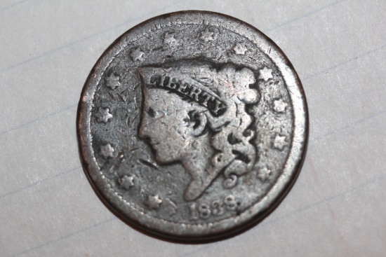 1838 Large Cent