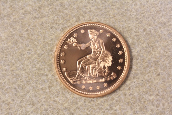 One Ounce Copper Round