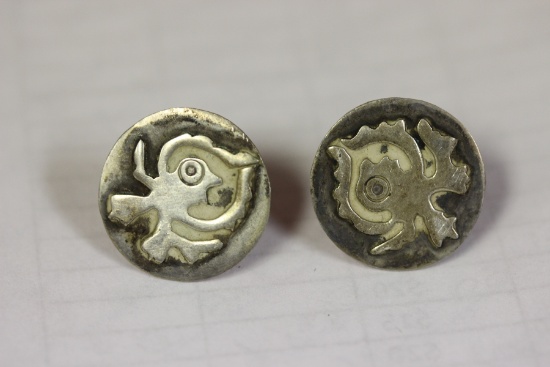 A Pair of Sterling Earrings