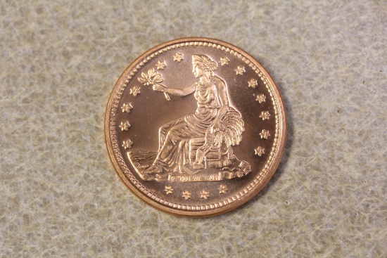 One Ounce Copper Round